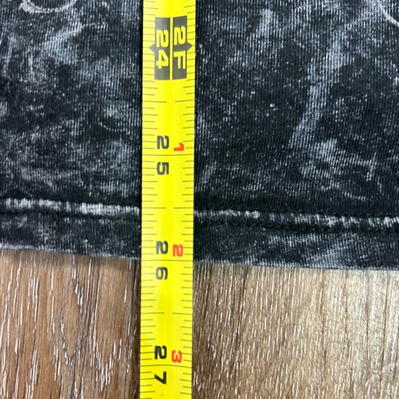 Y2K Whimsigoth Graphic Embellished Top Women's XL Black Crochet Fairy Grunge - Picture 9 of 10